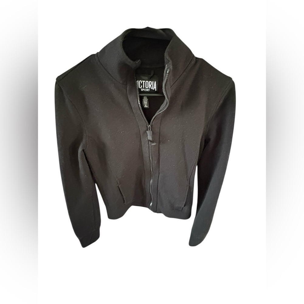 Victoria Sport Women's Classic Black Bomber Jacket